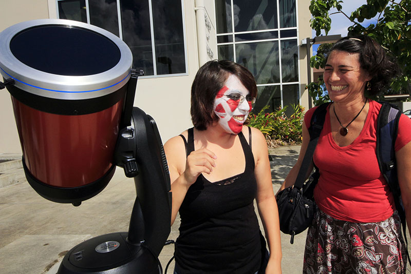 Haloween and solar observing on campus